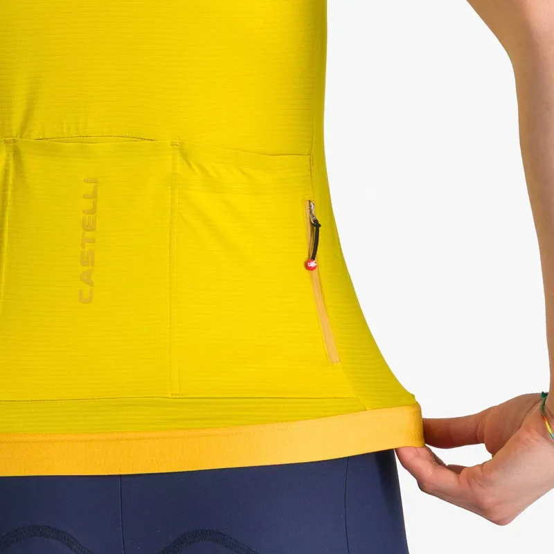 Castelli Espresso 2 Women's Short Sleeve Jersey - Mango Mojito-5