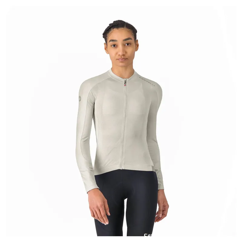 Castelli Espresso 2 Women's Long Sleeve Jersey - Silver Moon