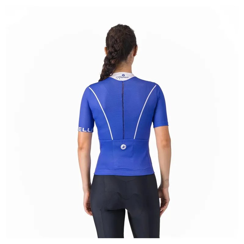 Castelli Anima Flow Women's Short Sleeve Jersey - Uraviolet/Purple Mist-1