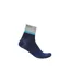 Castelli Tonal Logo 12 Women's Socks - Belgian Blue/Silver Grey/Neon
