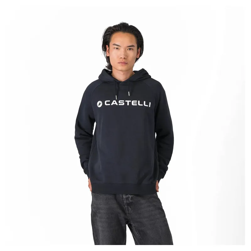 Castelli Logo Men's Hoodie - Black