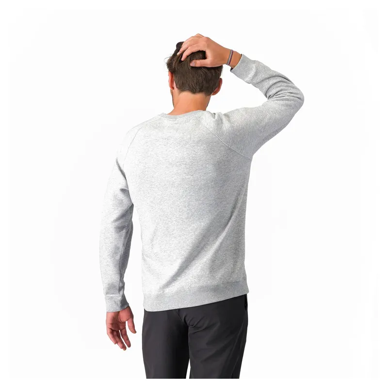 Castelli Logo Men's Sweatshirt - Melange Grey-1
