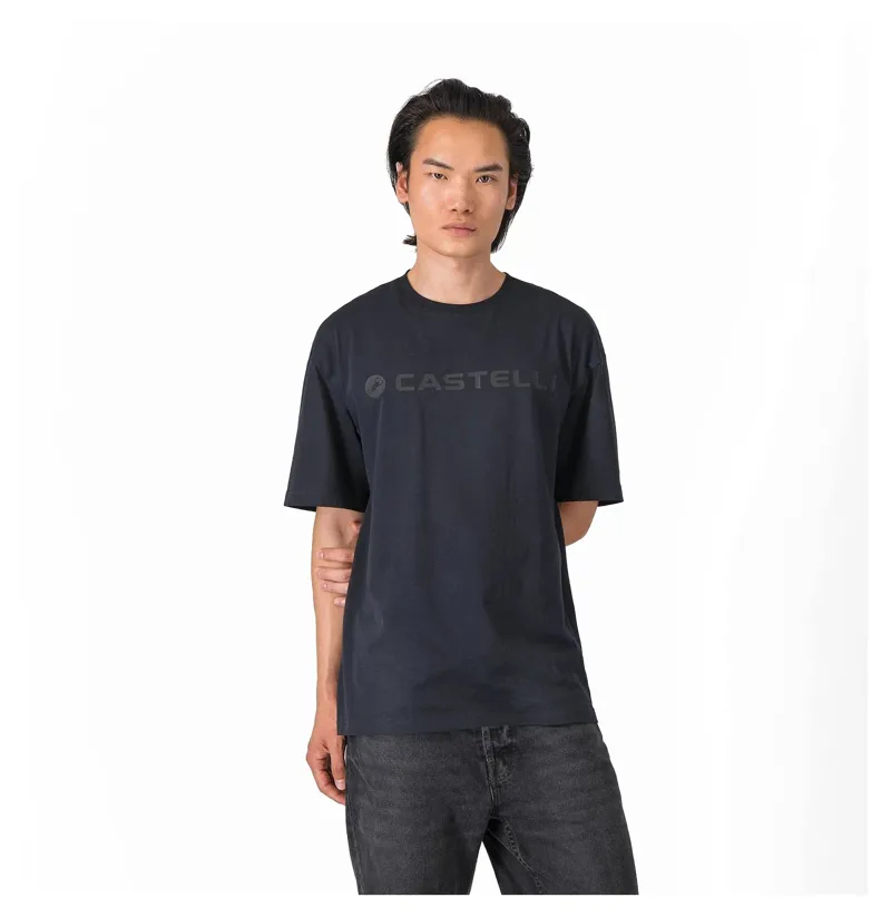 Castelli Tone Logo Men's T-Shirt - Black