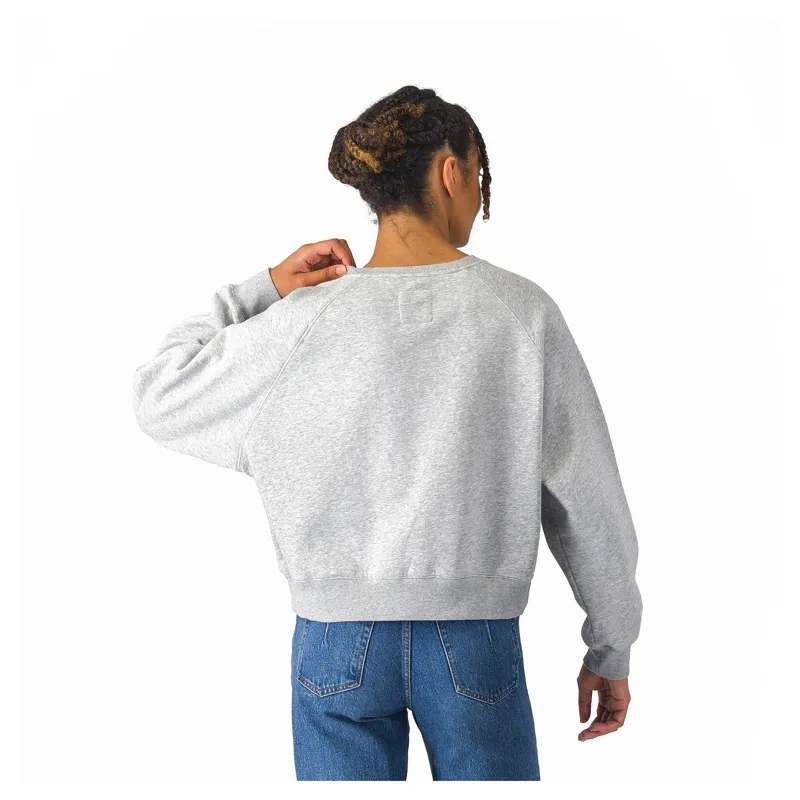 Castelli Logo Women's Sweatshirt - Melange Grey-1