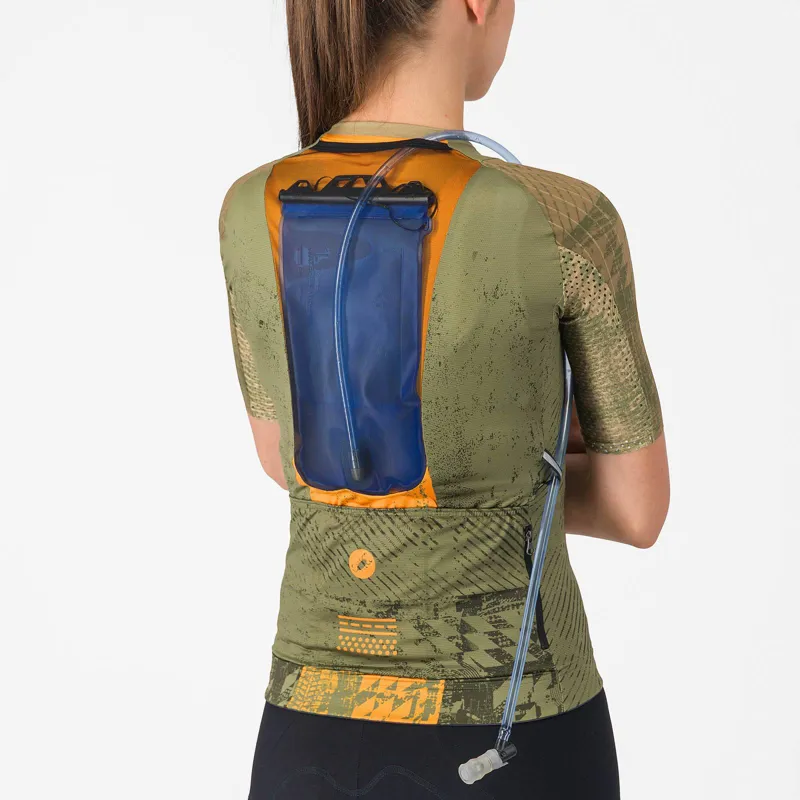 Castelli Unlimited Pro 2 Women's Short Sleeve Jersey - Forest Green-2