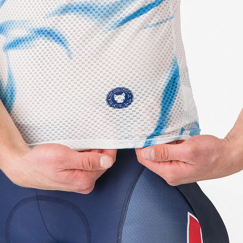 Castelli Soudal Quick-Step Pro Mesh Men's Sleeveless Base Layer - White/Light Blue-4