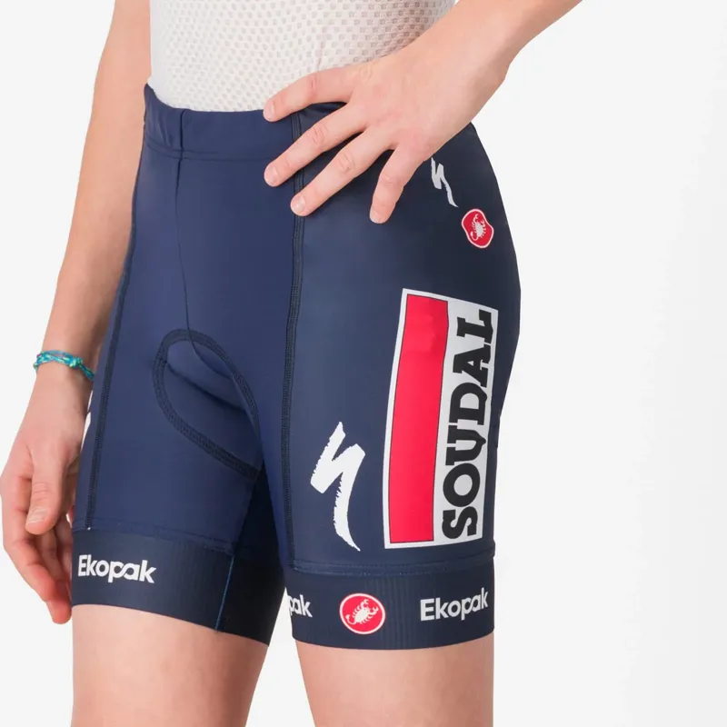 Castelli Soudal Quick-Step Kids Lycra Shorts - Belgian Blue