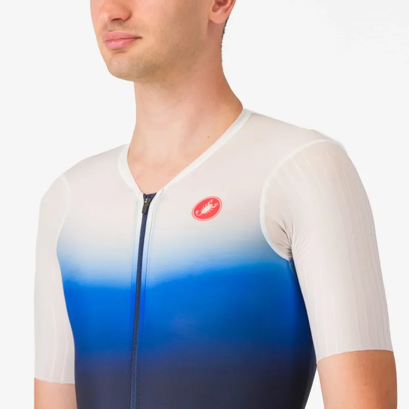 Castelli PR 2 Men's Speed Suit - Belgian Blue/White/Azzurro Italia-2