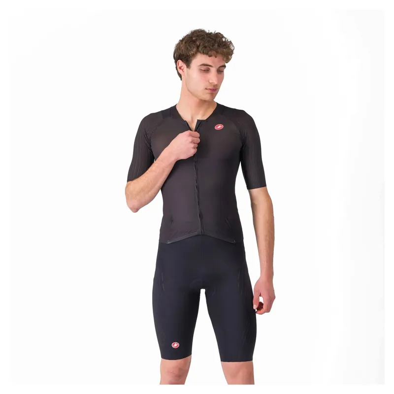 Castelli Free Sanremo 3 Men's Short Sleeve Tri Suit - Black