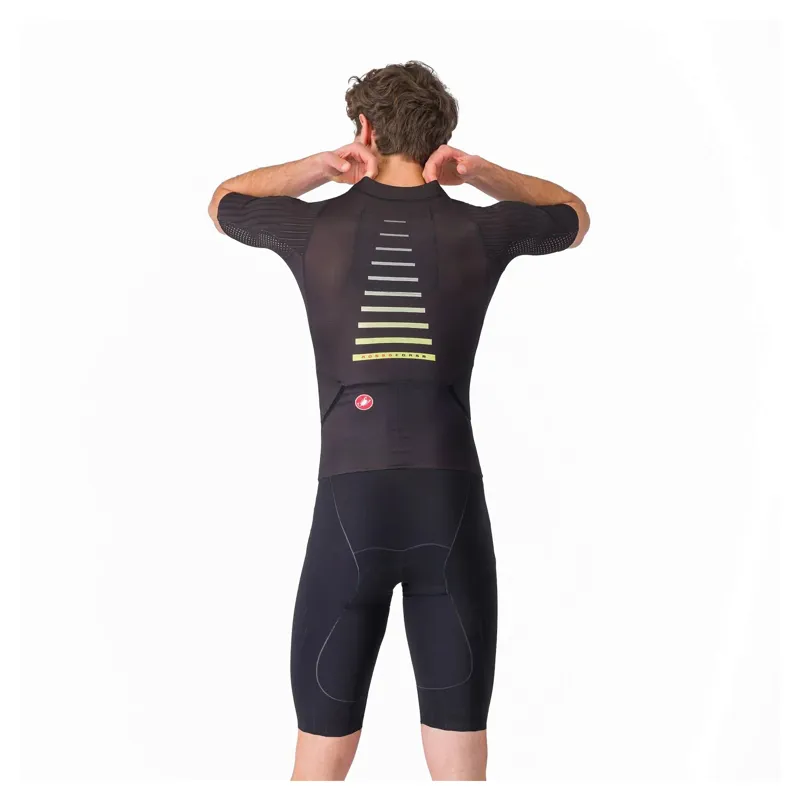 Castelli Free Sanremo 3 Men's Short Sleeve Tri Suit - Black-1