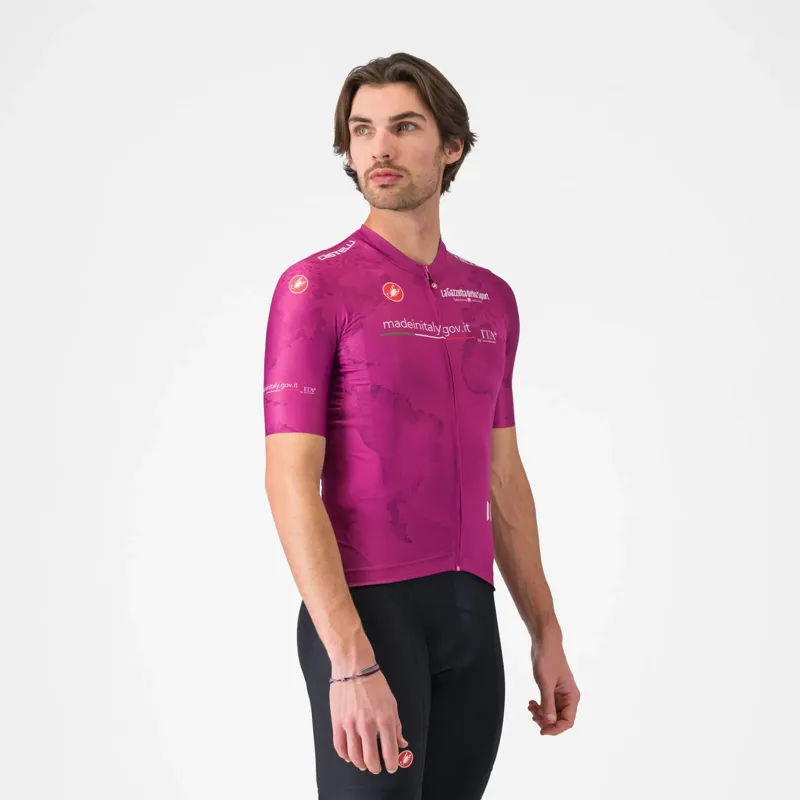 Castelli Giro108 Competizione 3 Men's Short Sleeve Jersey - Ciclamino