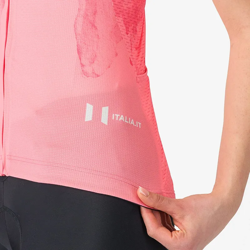 Castelli Giro108 Competizione 3 Women's Short Sleeve Jersey - Rosa Giro-4