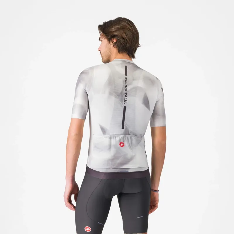 Castelli Giro Espresso Men's Short Sleeve Jersey - Grigio Multicolore-1