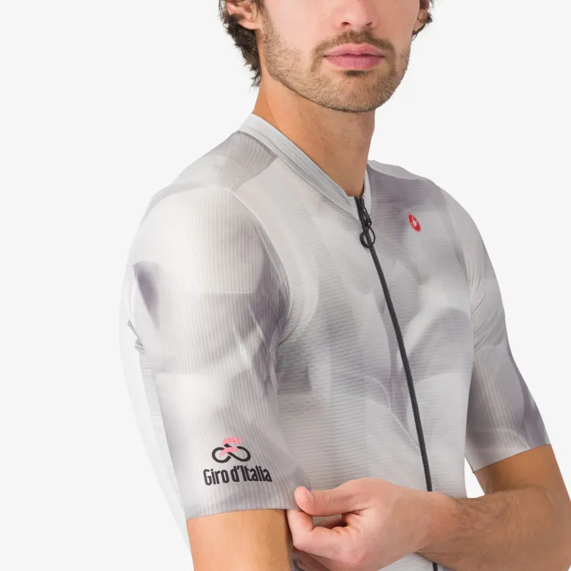 Castelli Giro Espresso Men's Short Sleeve Jersey - Grigio Multicolore-2