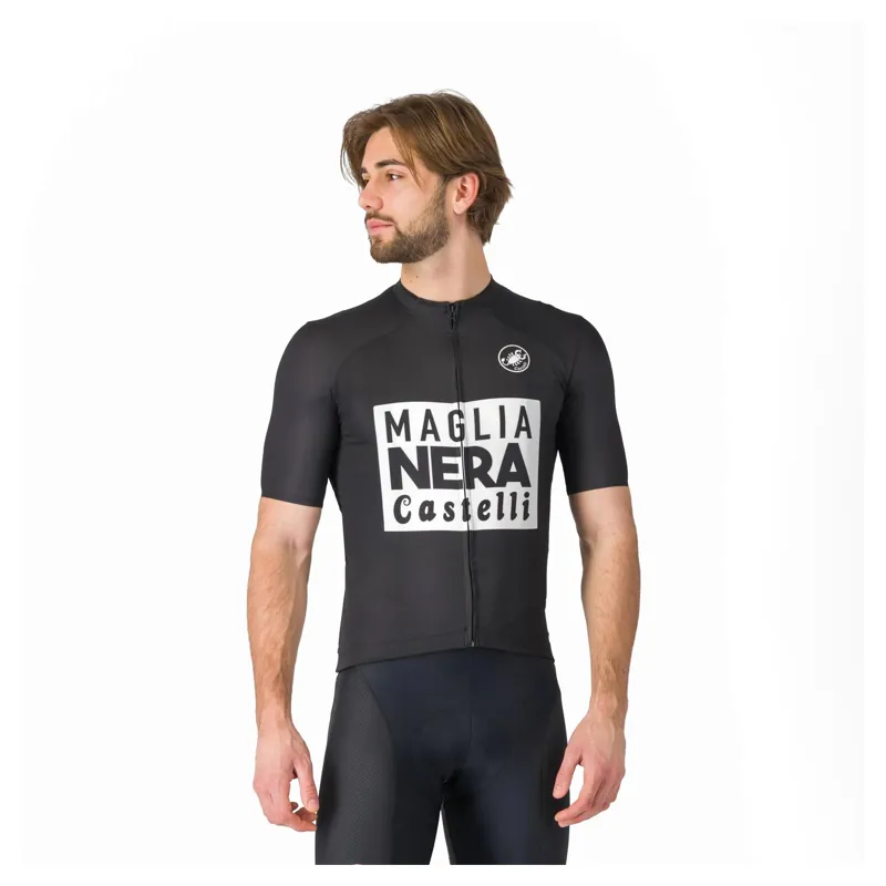 Castelli Vintage Giro D'Italia Men's Short Sleeve Jersey - Nero