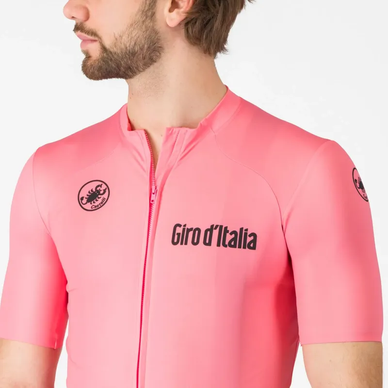 Castelli Vintage Giro D'Italia Men's Short Sleeve Jersey - Rosa Giro-2