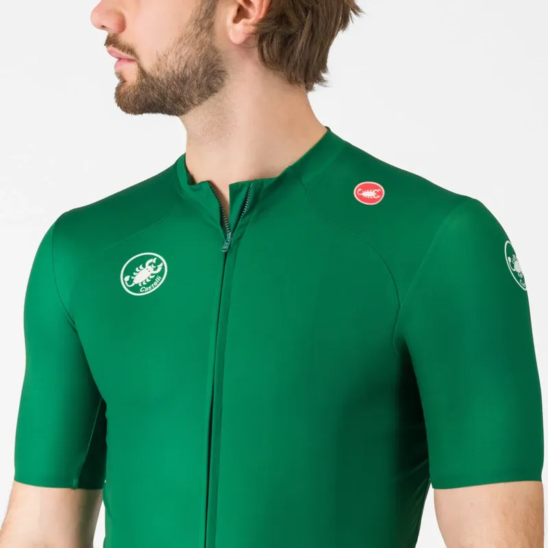 Castelli Vintage Giro D'Italia Men's Short Sleeve Jersey - Verde Verdeggiante-2