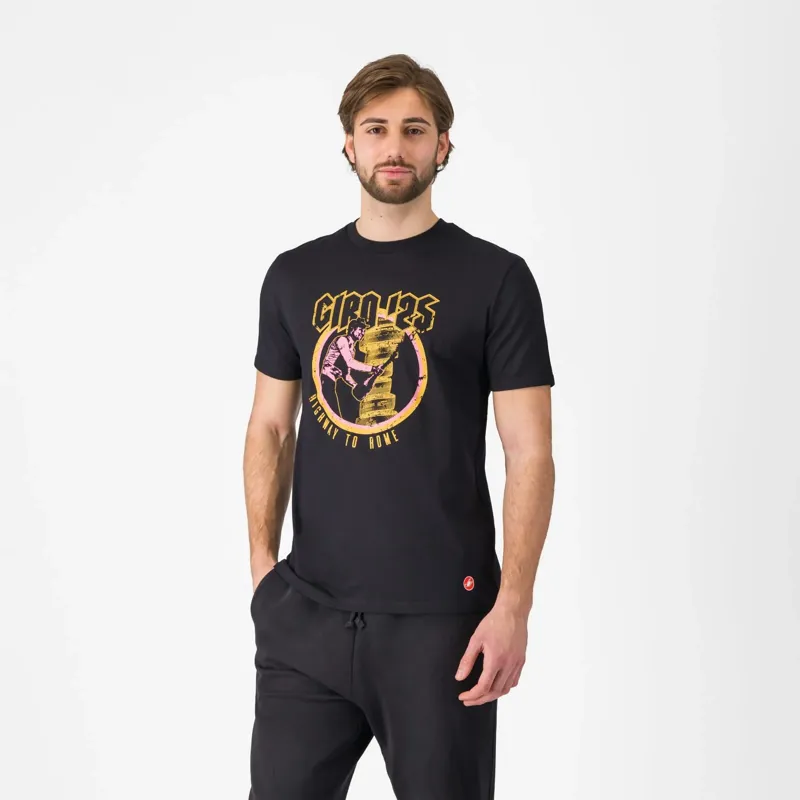 Castelli Highway To Rome Men's T-Shirt - Nero