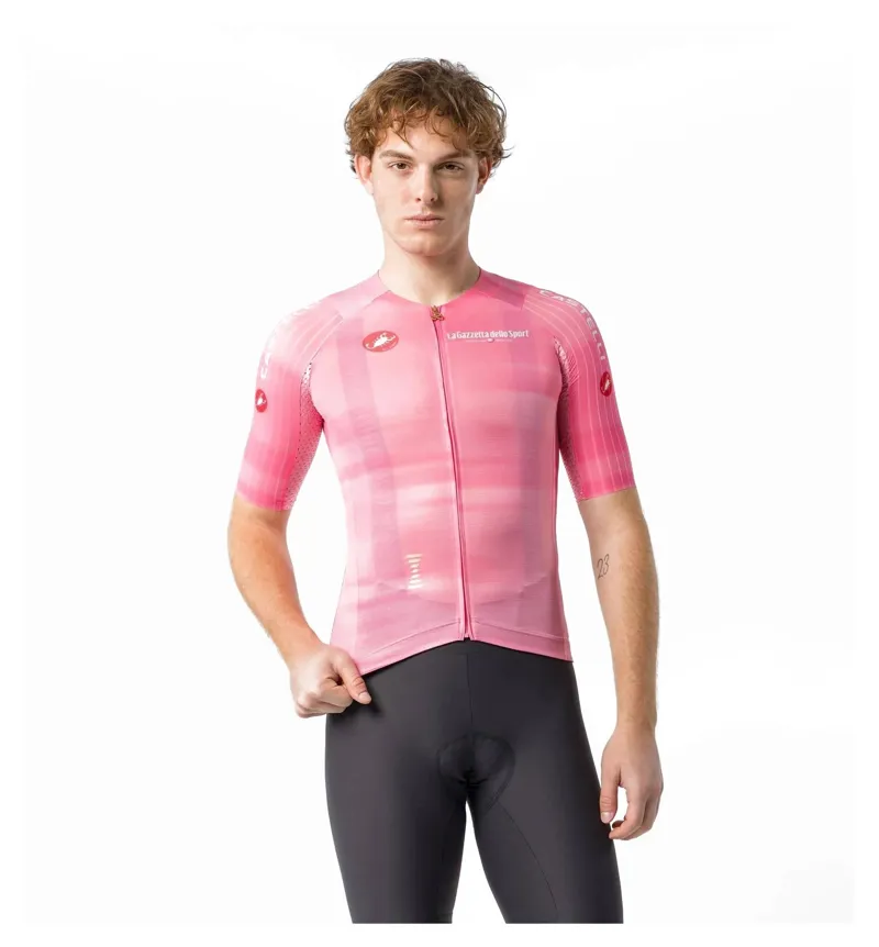 Castelli Giro109 Race 8S Men's Short Sleeve Jersey - Rosa Giro