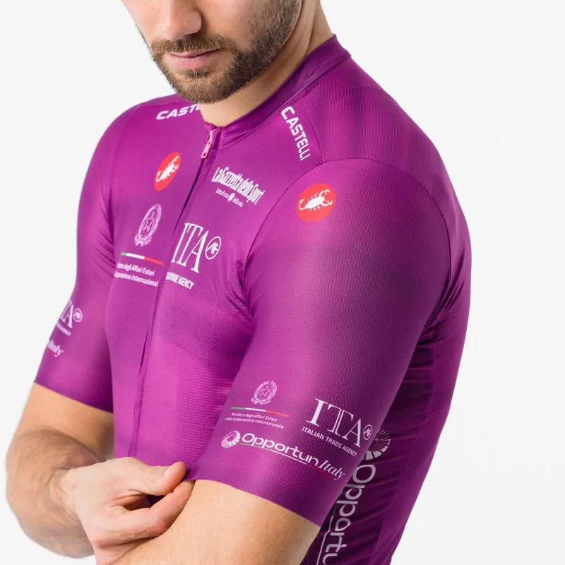 Castelli Giro109 Competizione 4 Men's Short Sleeve Jersey - Ciclamino-2