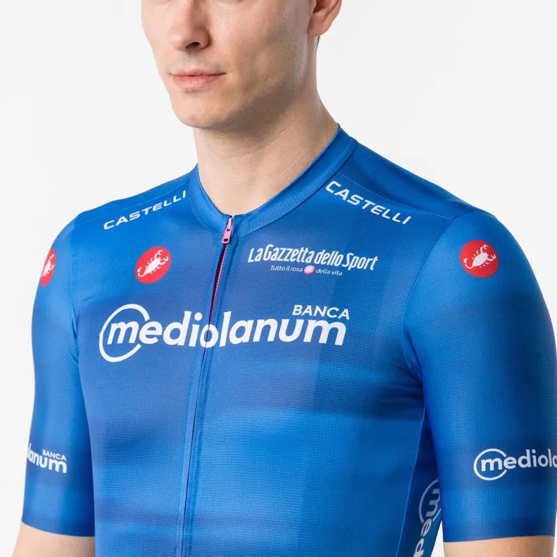 Castelli Giro109 Competizione 4 Men's Short Sleeve Jersey - Azzurro-2