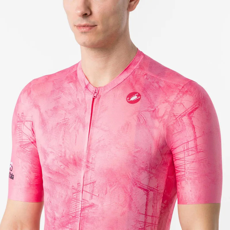 Castelli Giro109 Trofeo Men's Short Sleeve Jersey - Rosa Giro-4