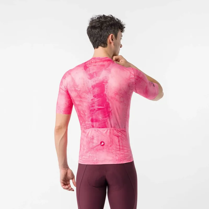 Castelli Giro109 Trofeo Men's Short Sleeve Jersey - Rosa Giro-3