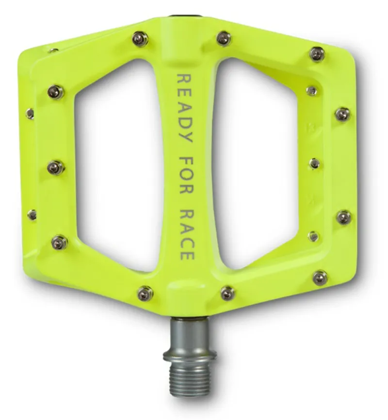 Cube RFR Flat Race MTB Pedals - Yellow