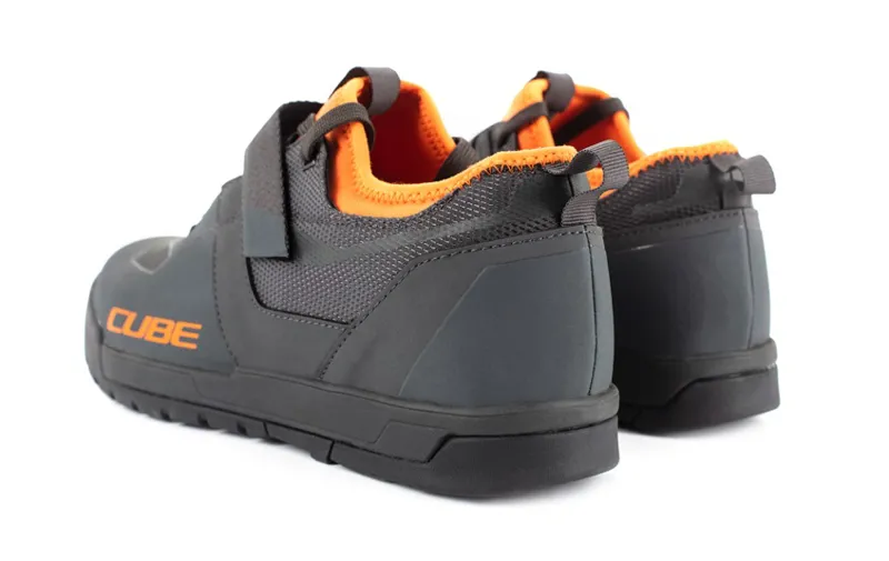Cube GTY Strix Flat Pedal MTB Shoes - Grey/Orange-3