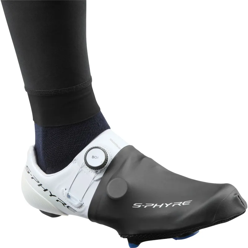 Shimano S-Phyre Toe Shoe Covers - Black