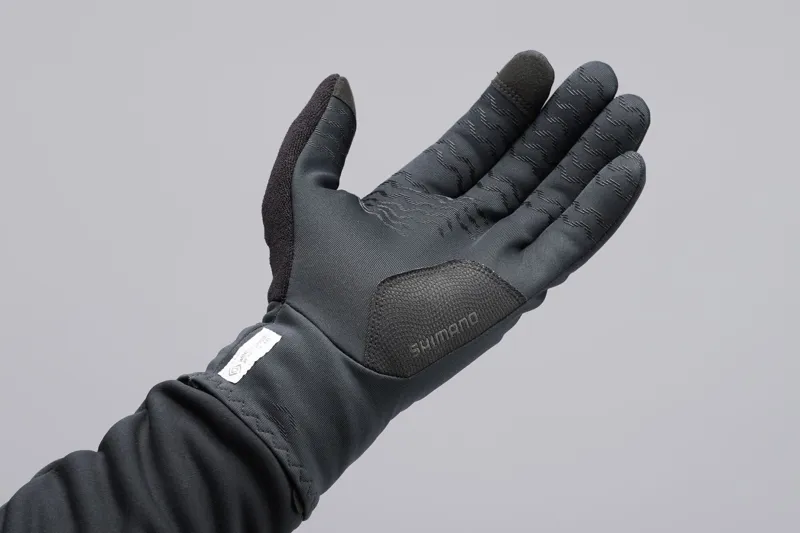 Shimano S-Phyre Thermal Windproof Long Finger Gloves - Black-3