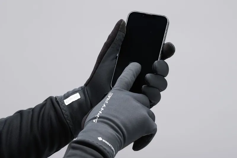 Shimano S-Phyre Thermal Windproof Long Finger Gloves - Black-4