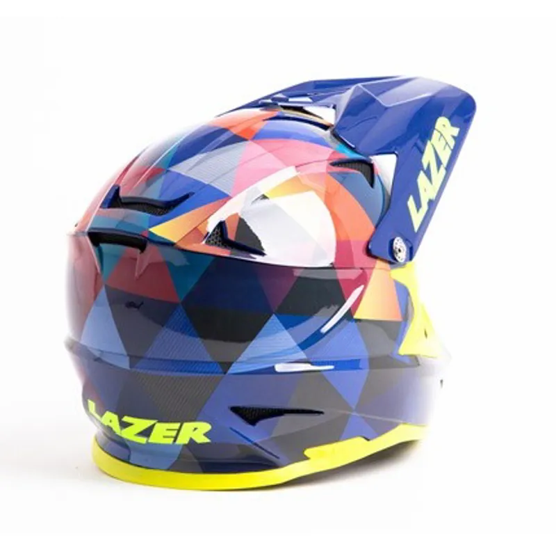 Lazer Phoenix+ Full Face Helmet - Black/Blue/Red-2