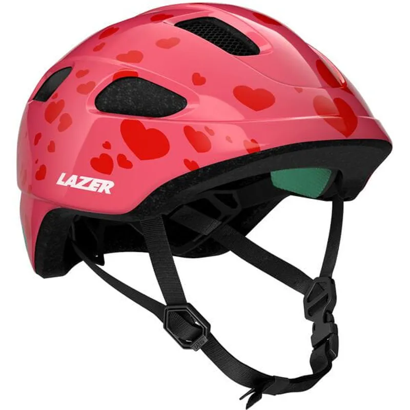 Lazer NutZ KinetiCore 2.0 Youth Helmet - 50-56cm - Little Hearts