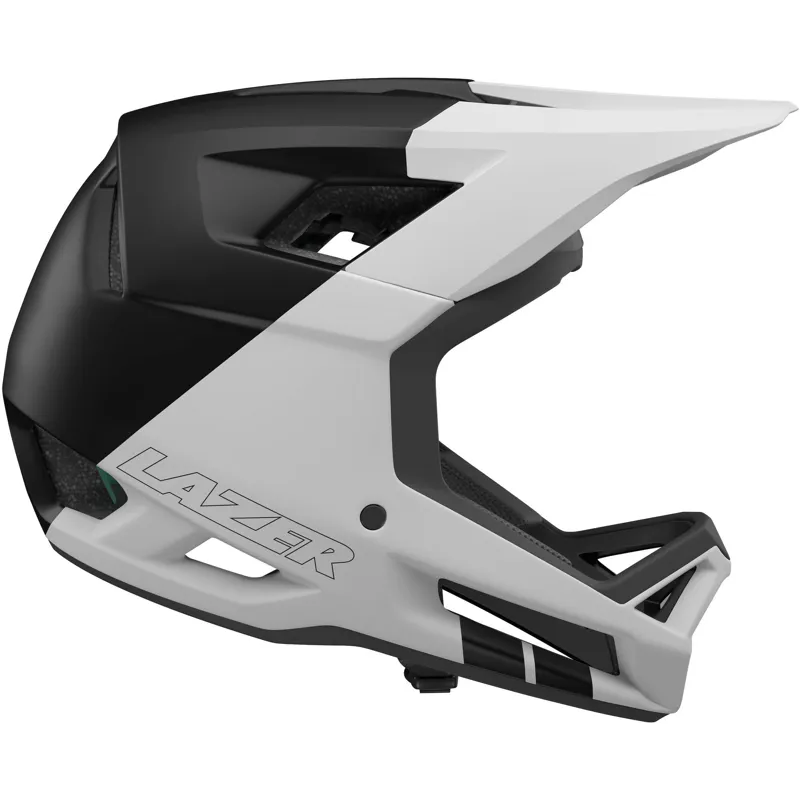 Lazer Cage KinetiCore Full Face MTB Helmet - Matt White/Black