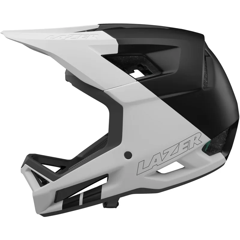 Lazer Cage KinetiCore Full Face MTB Helmet - Matt White/Black-3