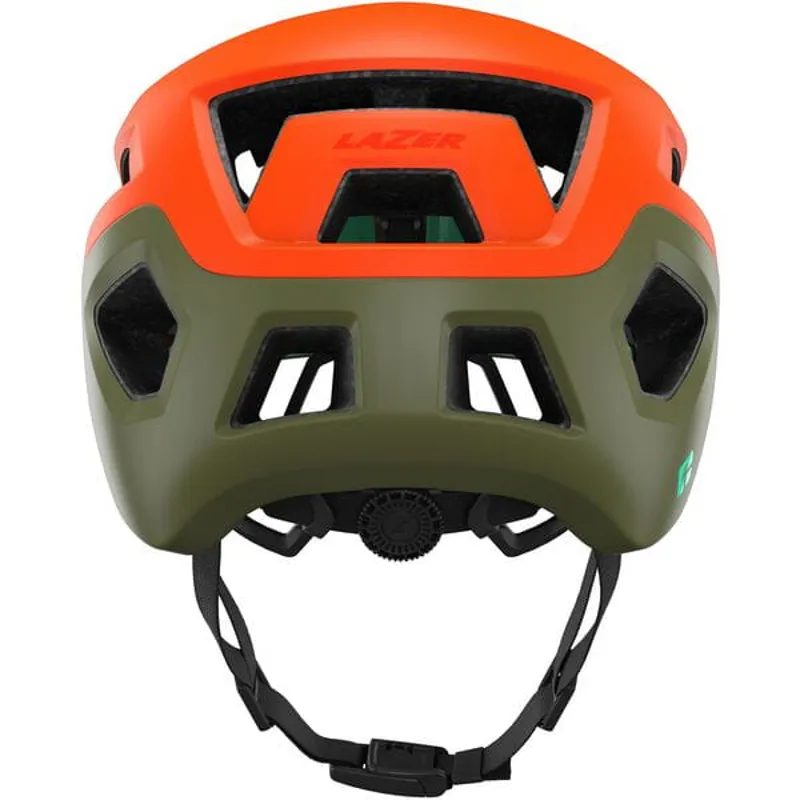 Lazer Coyote KinetiCore MTB Helmet - Matt Orange/Green-4