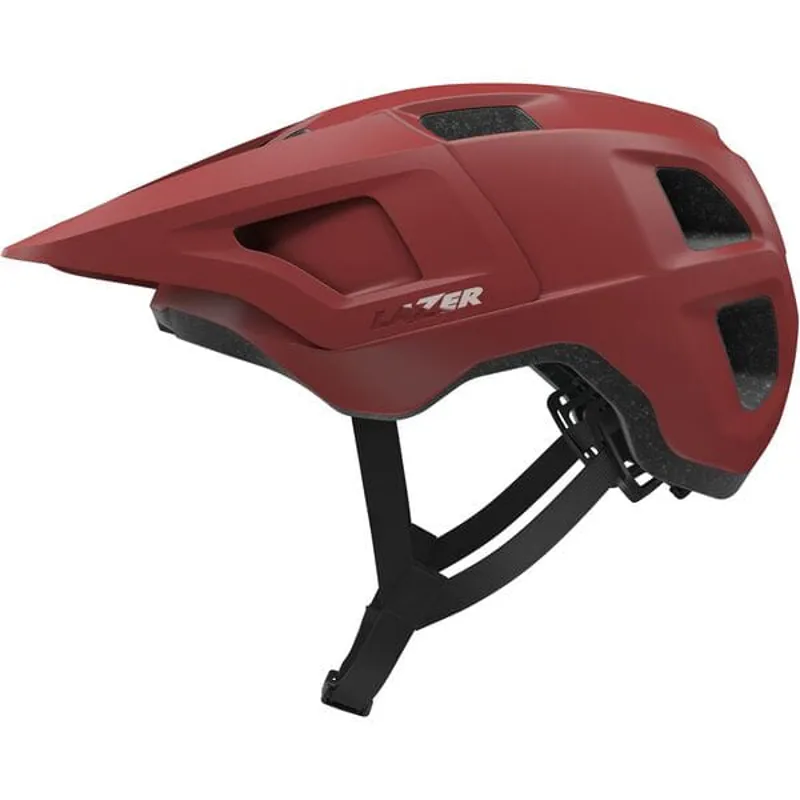 Lazer Lupo KinetiCore MTB Helmet - 55-61cm - Maroon-2