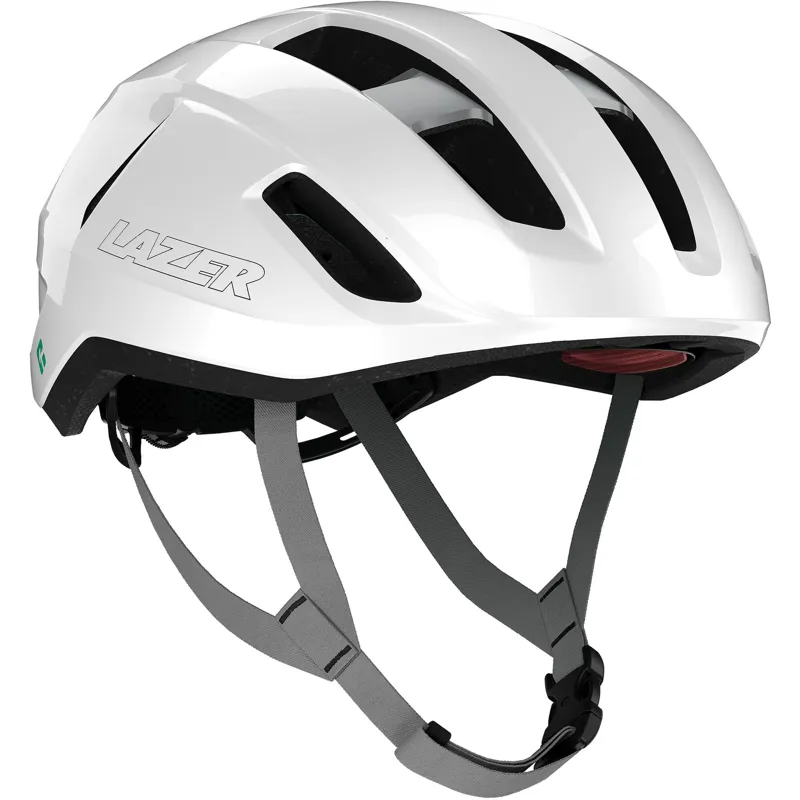 Lazer Sphere KinetiCore Road Helmet - White/Silver-1
