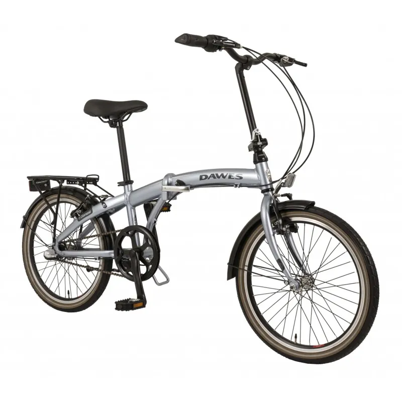 Dawes Diamond 20w 2026 Folding Bike - Silver-1