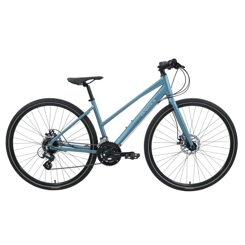 Dawes Discovery 2.0 Low Step 2025 Women's Hybrid Bike - Sky Blue