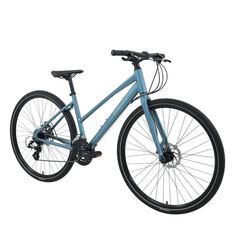 Dawes Discovery 2.0 Low Step 2025 Women's Hybrid Bike - Sky Blue-1