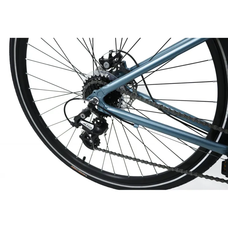 Dawes Discovery 2.0 Low Step 2025 Women's Hybrid Bike - Sky Blue-4