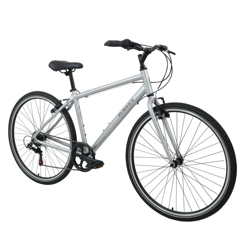 Dawes Venture 1.0 Cross Bar 2025 Hybrid Bike - Silver-1