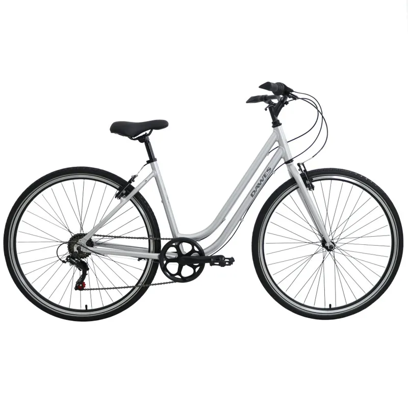 Dawes Venture 1.0 Low Step 2025 Women's Hybrid Bike - Silver
