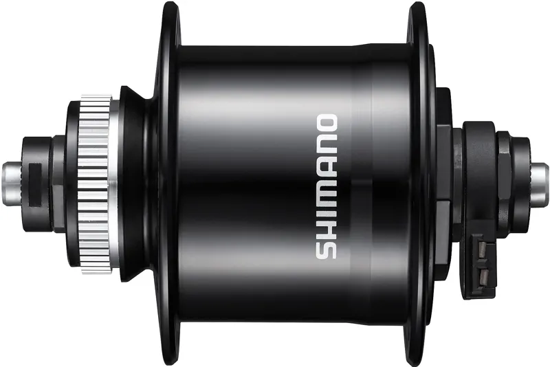 Shimano DH-UR700-3D 6v 3w Centre-Lock Disc Q/R Dynamo Hub - Black