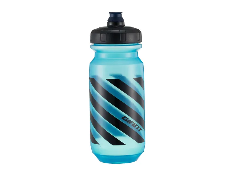 Giant Doublespring Transparent Water Bottle - Blue/Black - 600ml