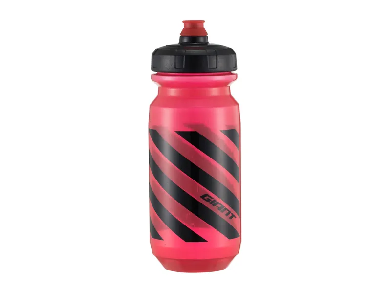 Giant Doublespring Transparent Water Bottle - Red/Black - 600ml