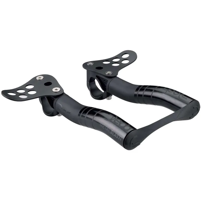 Deda Metal Blast Clip-On Extensions - Black