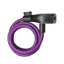 AXA Resolute Key Cable Lock - 120cm/8mm - Royal Purple